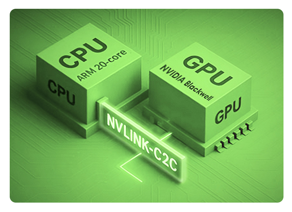 MSI EdgeXpert AI computing power — 1 petaFLOP FP4 tensor performance, NVLink-C2C, 273 GB/s bandwidth